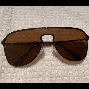 New Aviator Sunglasses - Unisex. Tinted in brown.